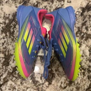 adidas F50 League TF Turf Pink Multi Men's Soccer Shoes IE1230 M 6.5 / W 7.5